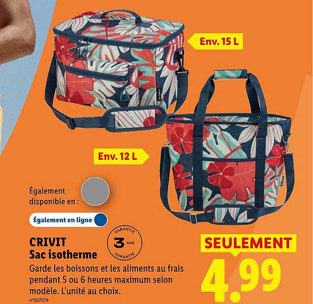 CRIVIT Sac isotherme