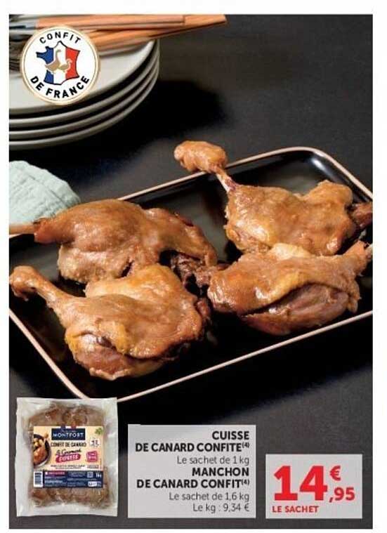 CUISSE DE CANARD CONFIT™ MANC​HON DE CANARD CONFIT™