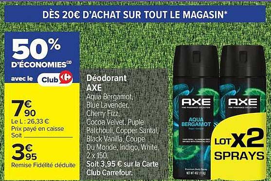 Déodorant AXE