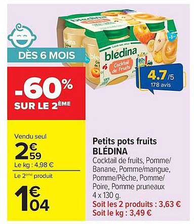 DÈS 6 MOIS