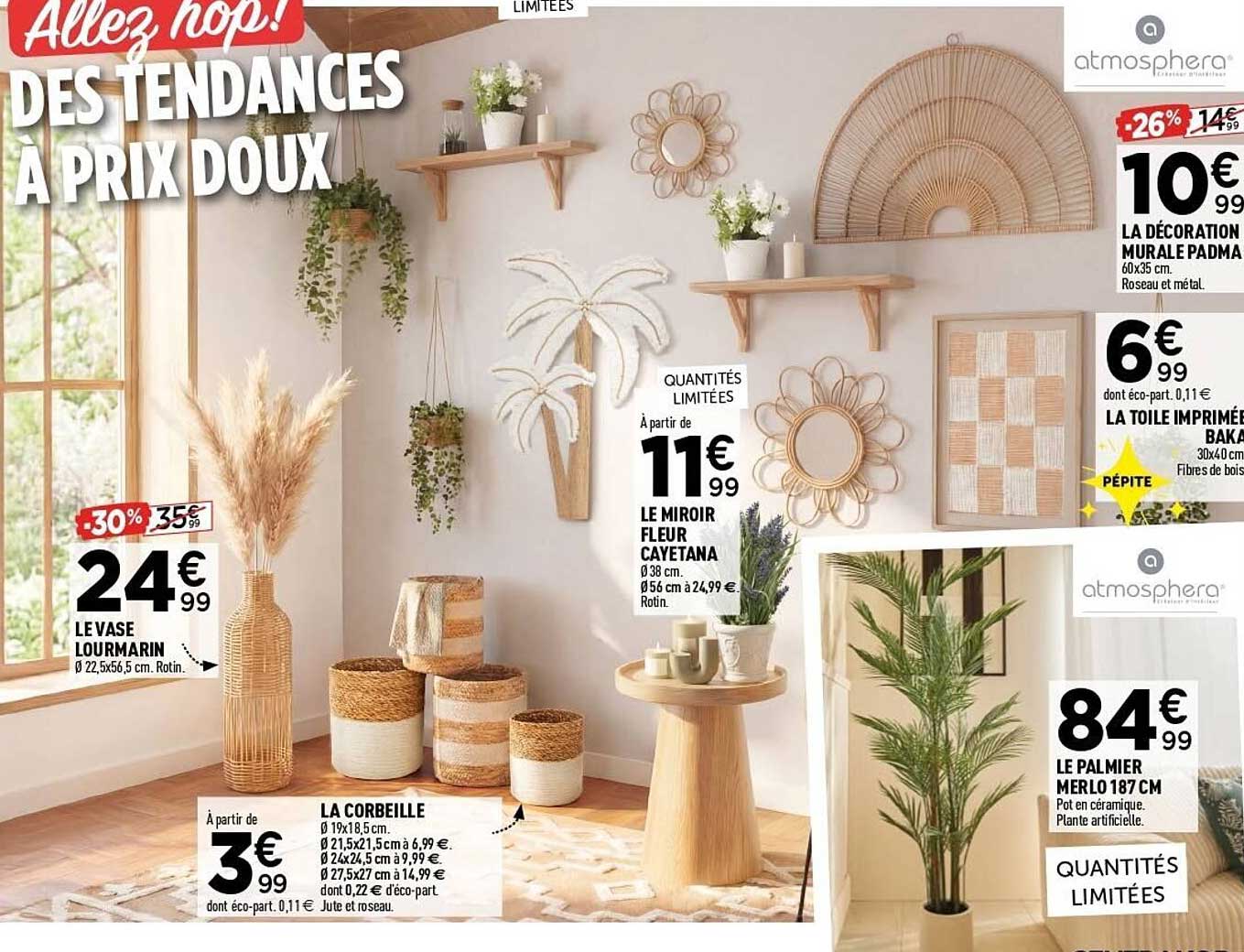 DES TENDANCES A PRIX DOUX