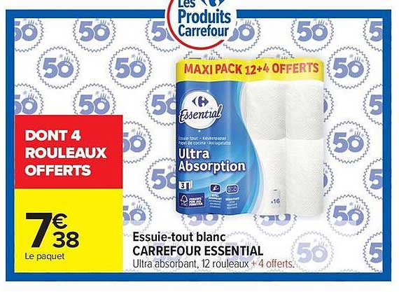 DONT 4 ROULEAUX OFFERTS