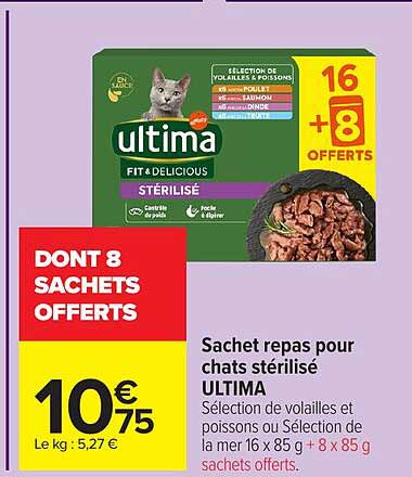 DONT 8 SACHETS OFFERTS