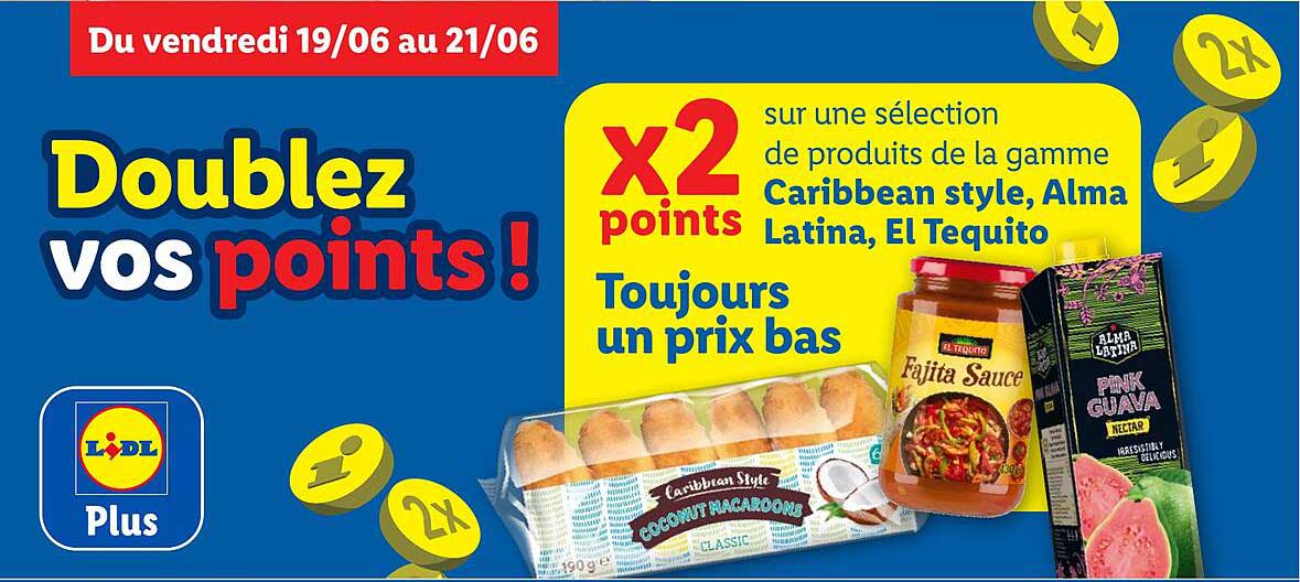 Doublez vos points !
