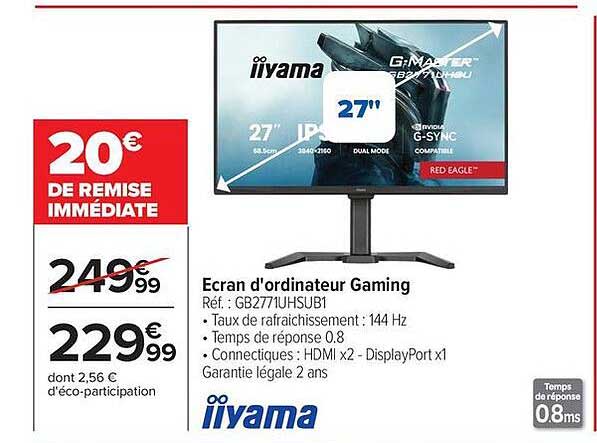 Ecran d'ordinateur Gaming