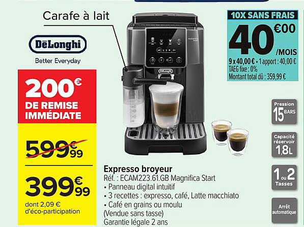 Expresso broyeur