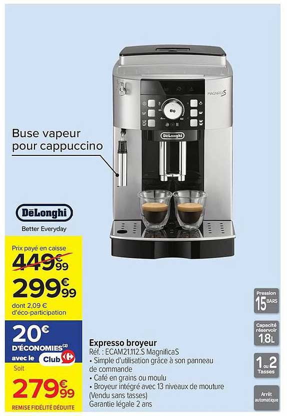 Expresso broyeur