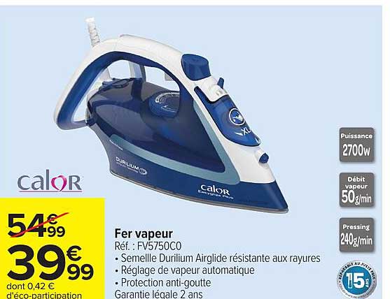 Fer vapeur