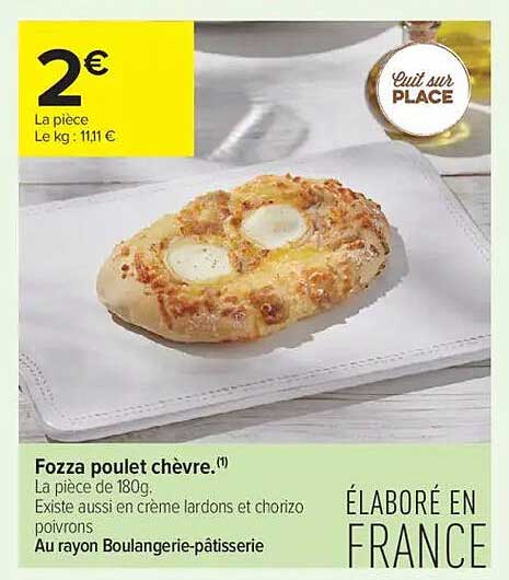Fozza poulet chèvre