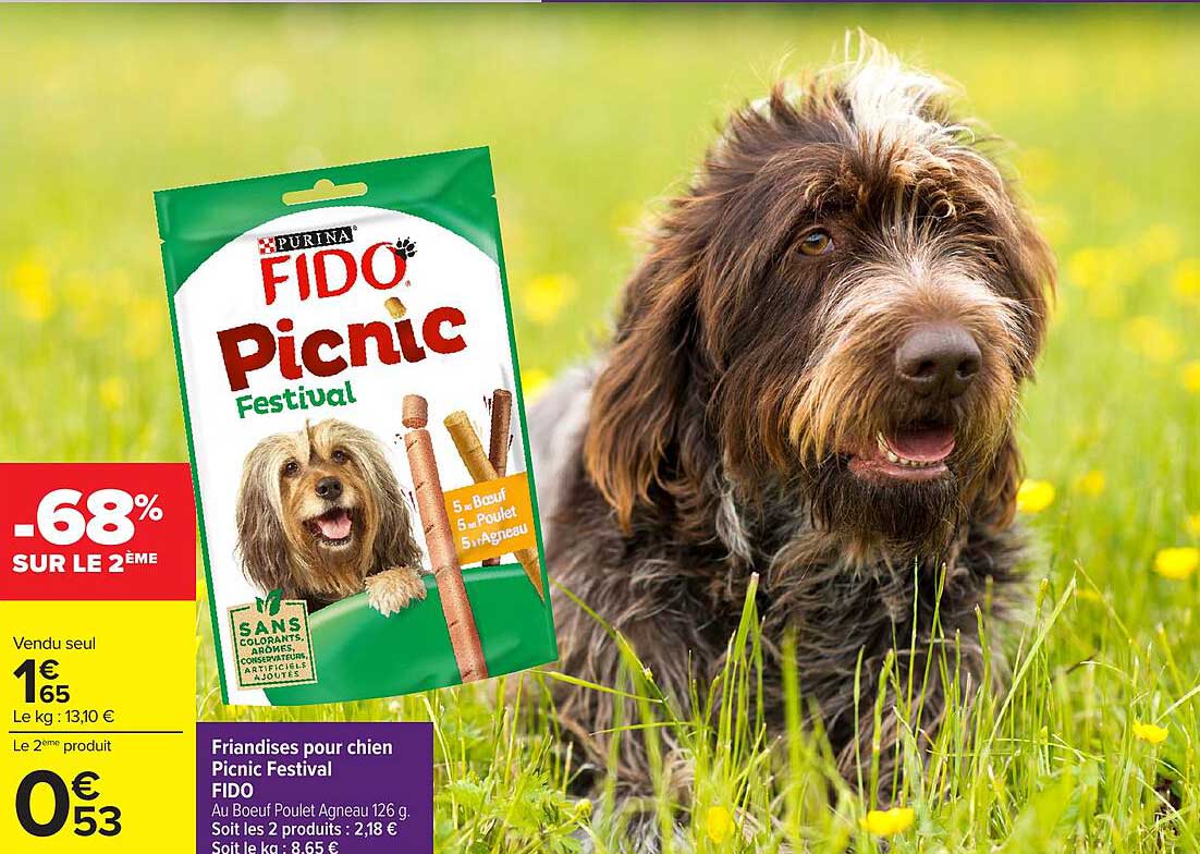 Friandises pour chien Picnic Festival FIDO