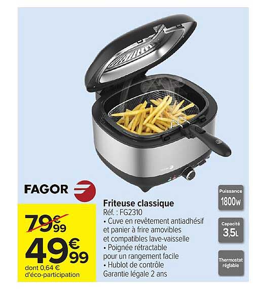 Friteuse classique