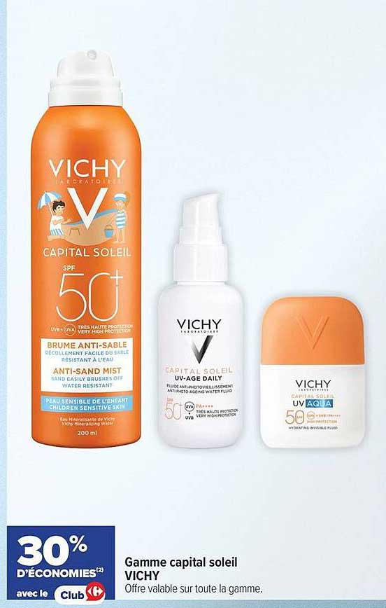 Gamme capital soleil VICHY