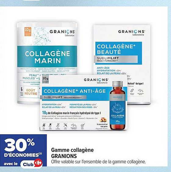 Gamme collagène GRANIONS
