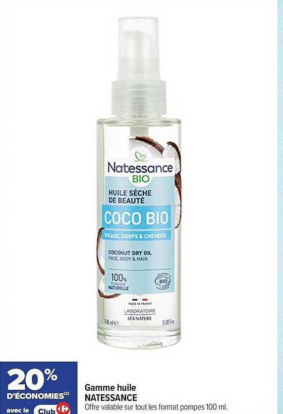 Gamme huile NATESSANCE