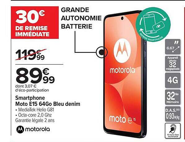 GRANDE AUTONOMIE BATTERIE