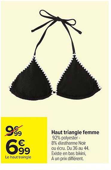 Haut triangle femme