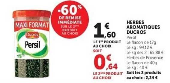 HERBES AROMATIQUES DUCROS