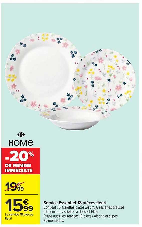 HOME -20% DE REMISE IMMÉDIATE