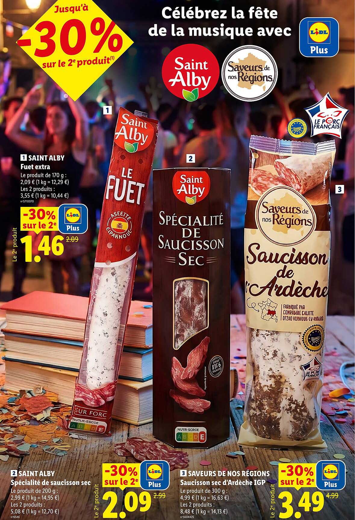 Jusqu'à -30% sur le 2e produit