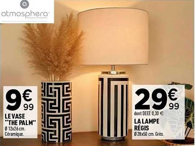 LA LAMPE RÉGIS Ø28x50 cm. Grès.