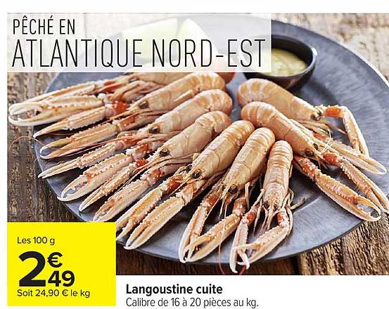 Langoustine cuite