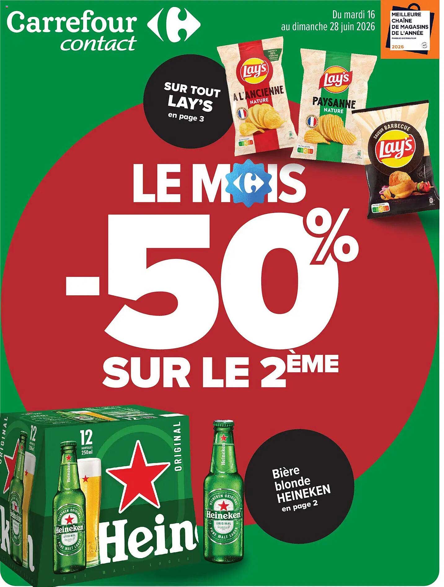 LE MOIS -50% SUR LE 2ÈME