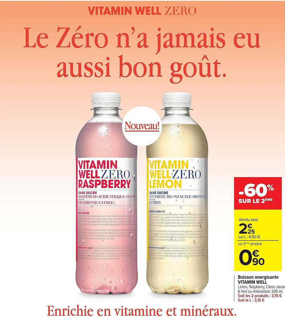 Le Zéro n’a jamais eu aussi bon goût.