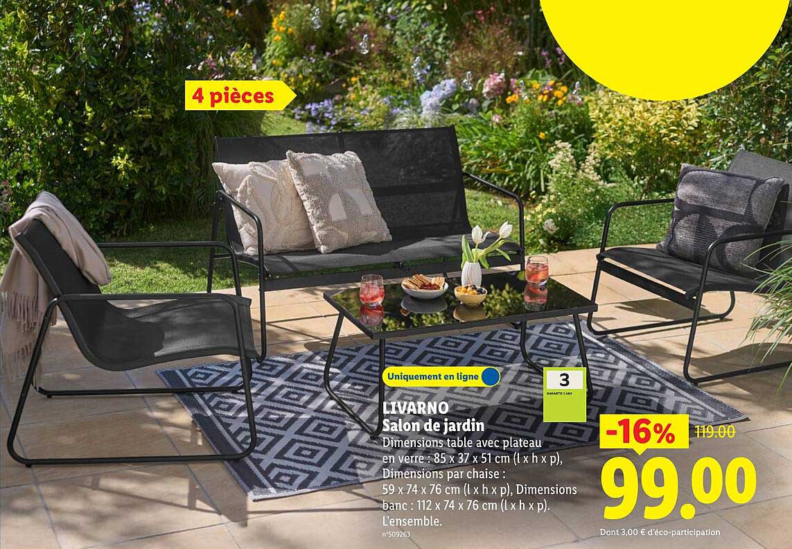 LIVARNO Salon de jardin