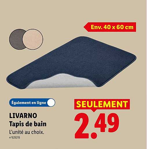 LIVARNO Tapis de bain