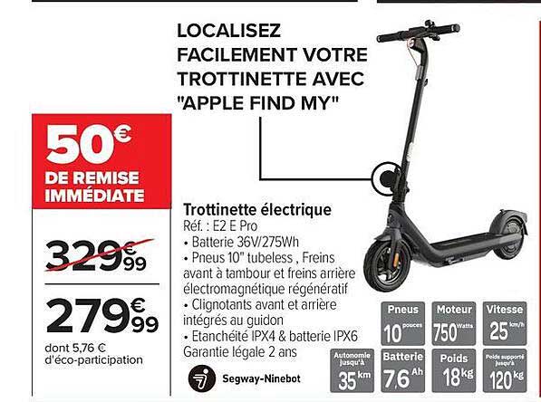 LOCALISEZ FACILEMENT VOTRE TROTTINETTE AVEC "APPLE FIND MY"