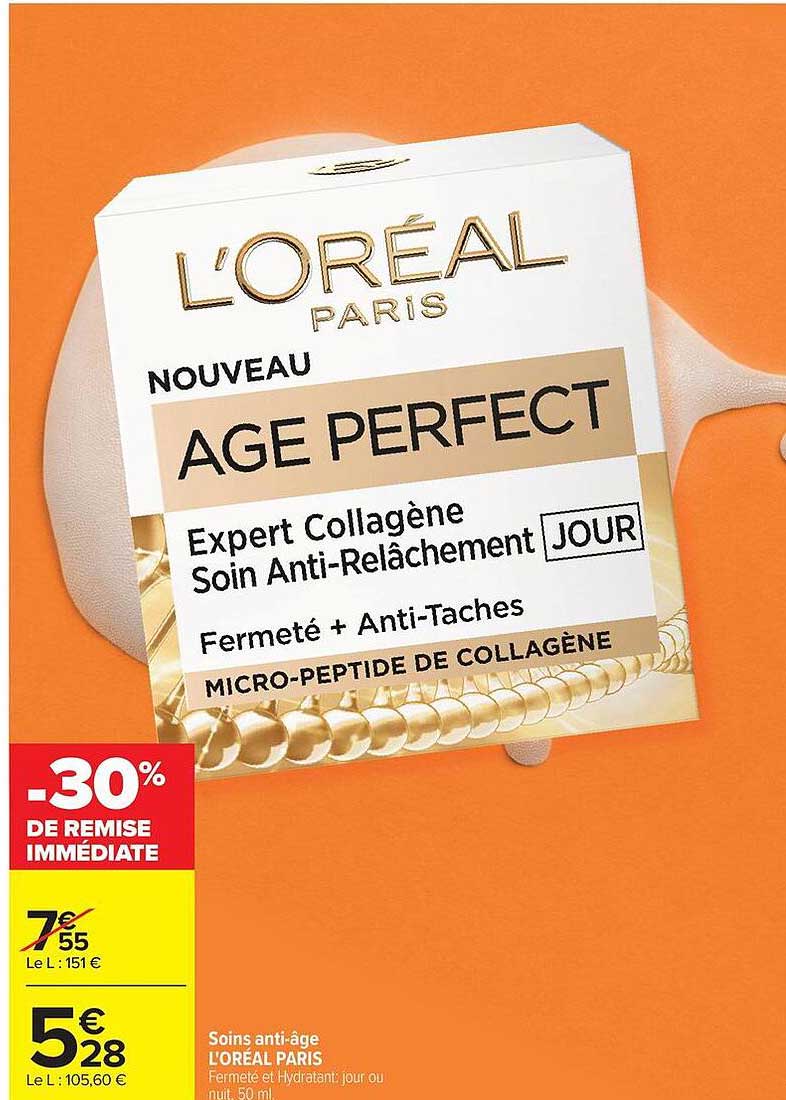 L'ORÉAL PARIS AGE PERFECT Expert Collagène Soin Anti-Relâchement JOUR