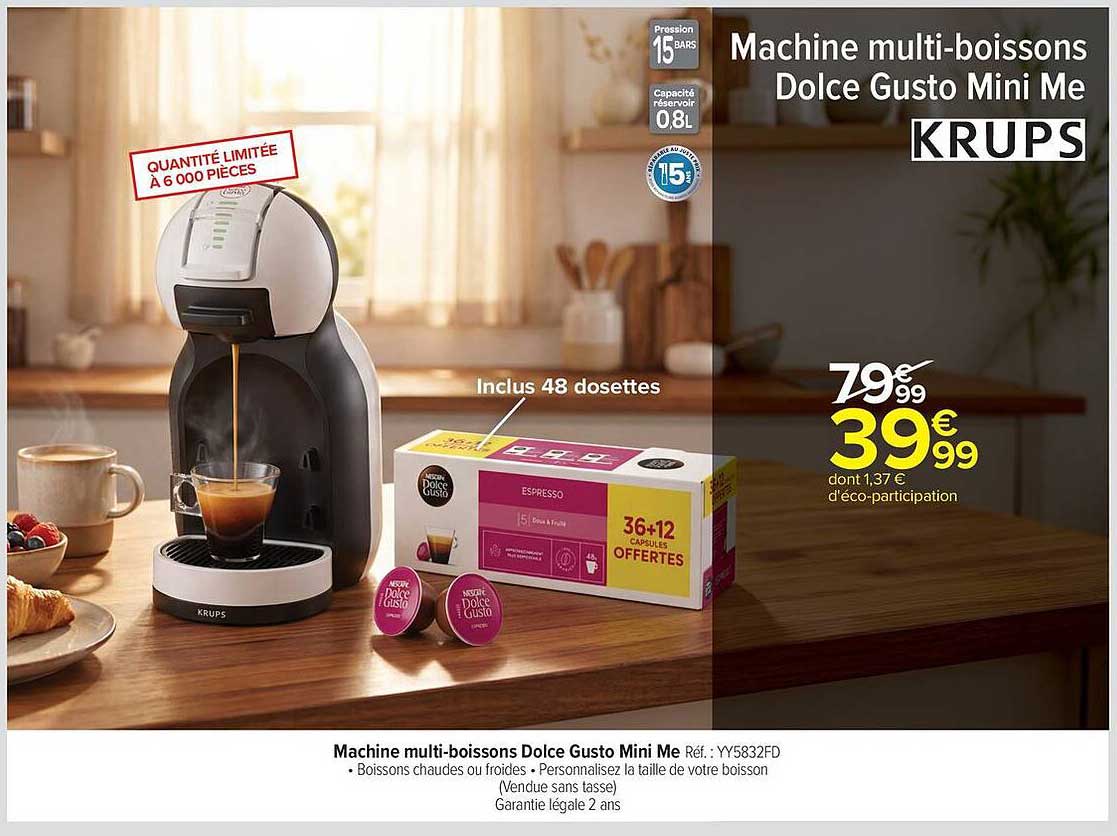 Machine multi-boissons Dolce Gusto Mini Me