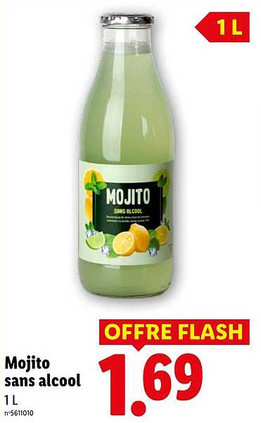 Mojito sans alcool 1 L