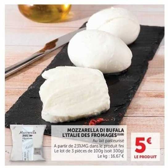 MOZZARELLA DI BUFALA L’ITALIE DES FROMAGES