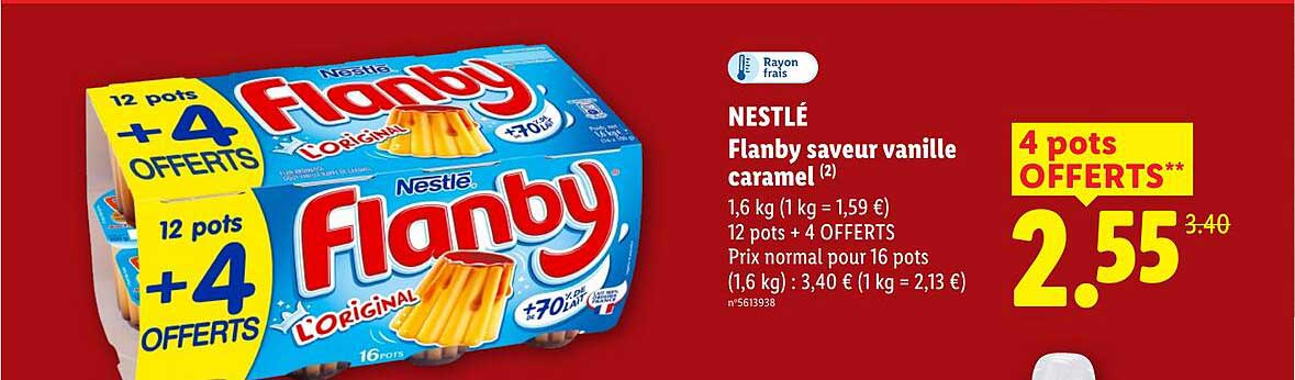 NESTLÉ Flanby saveur vanille caramel (2)