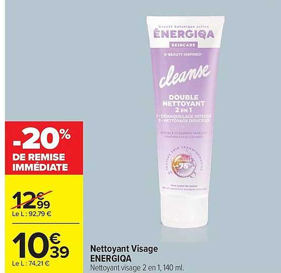 Nettoyant Visage ENERGIA
