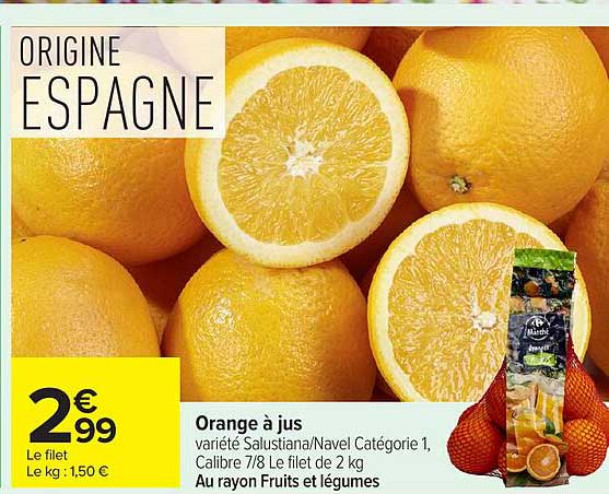 Orange à jus