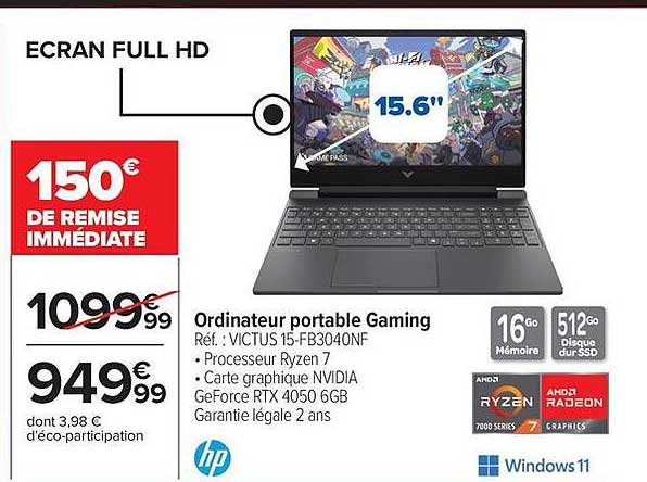 Ordinateur portable Gaming