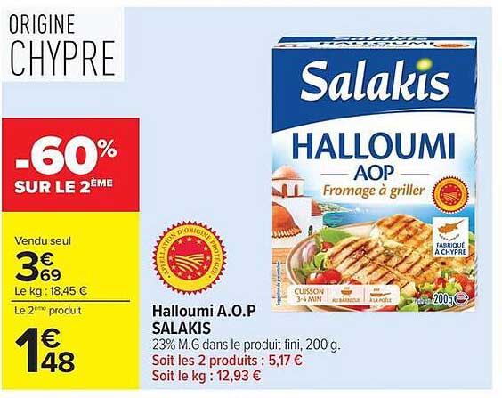 ORIGINE CHYPRE -60% SUR LE 2ÈME