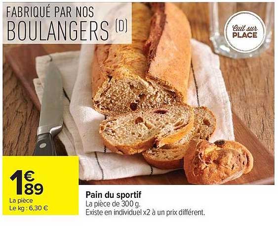 Pain du sportif