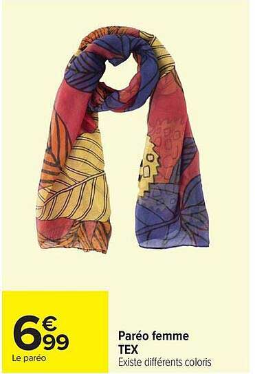Paréo femme TEX