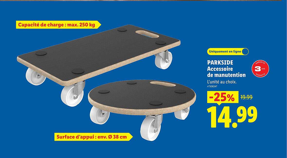 PARKSIDE Accessoire de manutention