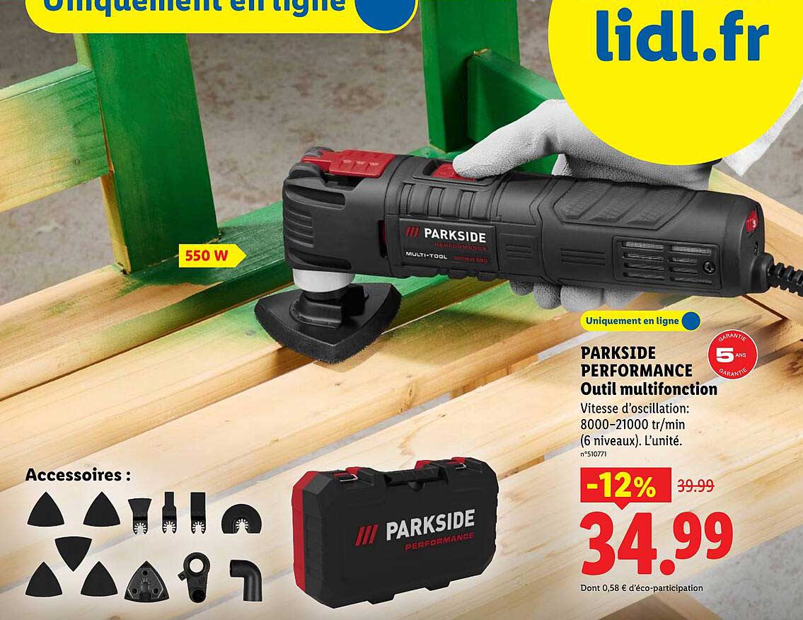 PARKSIDE PERFORMANCE Outil multifonction