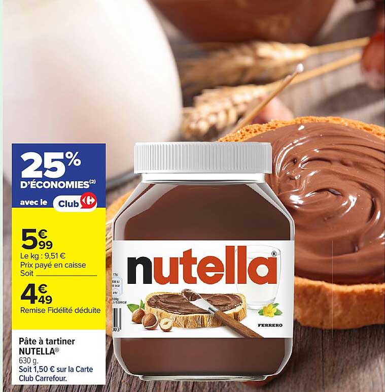 Pâte à tartiner NUTELLA®