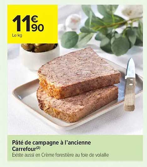 Pâté de campagne à l’ancienne Carrefour(2)