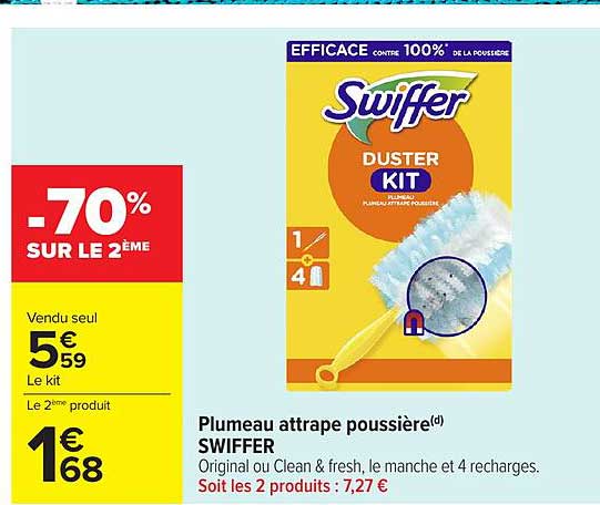Plumeau attrape poussière(d) SWIFFER