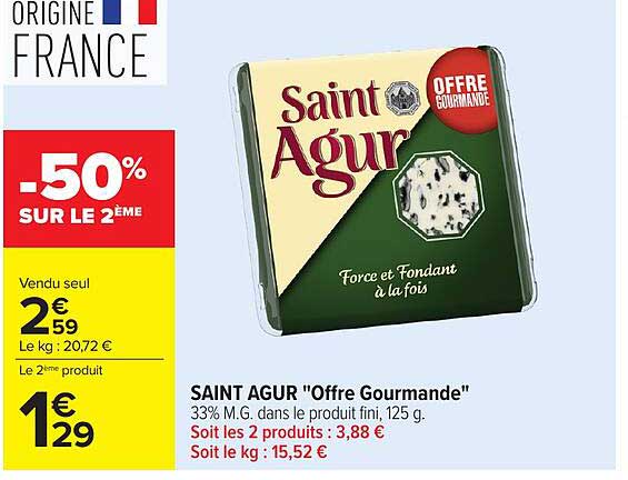SAINT AGUR "Offre Gourmande"