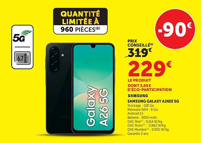 Samsung Galaxy A26EE 5G