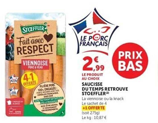 Saucisse du temps retrouvé Stoeffler