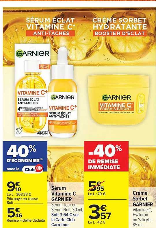 SÉRUM ÉCLAT VITAMINE C+ ANTI-TACHES
